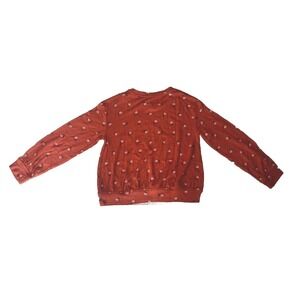 Cat and jack Cozy Fall Floral Girls Pullover Size Medium (8)